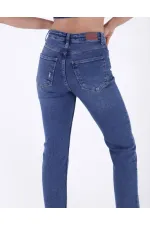 5 Düğmeli Mom Fit Kot Pantolon  745-01-(26-31)