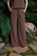 Palazzo Keten Pantolon HS704-78-(S-XL) Palazzo Keten Pantolon HS704-78-(S-XL)