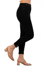Kemerli Düğmeli Kot Pantolon 754-23-(26-31) Kemerli Düğmeli Kot Pantolon 754-23-(26-31)