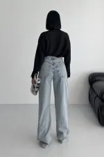 Bol Paça Relax Kot Pantolon 718-14-(26-31)