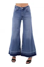 Paçası Renk Detaylı Pantolon  1820-01-(27-32)