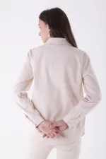 Çıtçıtlı Kot Gömlek  6013-65-(S-XL)