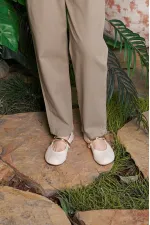 Carrot Fit Linen Pants HS703-74-(S-XL) Green