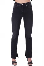 Yırtmaç Detaylı Düz Jean  1844-03-(26-31)