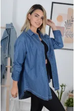Oversize Kot Gömlek  669-27-(S-L-5)