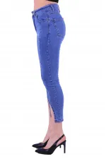 Önü Yırtmaçlı Skinny Kot Pantolon 1739-15-(28-33) Önü Yırtmaçlı Skinny Kot Pantolon 1739-15-(28-33)
