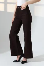 Front Pocket Detailed Jean  7079-78-(26-29-4) Brown
