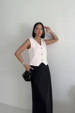 Düğmeli Yelek 6156-84-(S-XL)