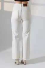 Dekoratif Cep Detaylı Palazzo Kot Pantolon  1710-80-(30-36)