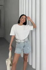 Kot Şort 266-08-(S-XL-6) Kot Şort 266-08-(S-XL-6)