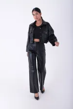 Short Oversize Denim Jacket 651-46-(S-XL) Short Oversize Denim Jacket 651-46-(S-XL)