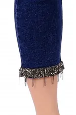 Paçaları Kemerli Pantolon  746-01-(30-36)