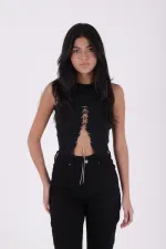 Dikişsiz Paça Mom Fit Kot Pantolon  764-07-(32-5)