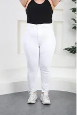 Fringe Ending High Waisted Mom Fit Jean  764-50-(30-36) White