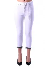 Paçaları Kemerli Pantolon 746-50-(27-32) Paçaları Kemerli Pantolon 746-50-(27-32)