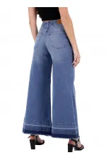 Paçası Renk Detaylı Pantolon  1820-01-(27-32)