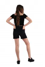 Basic Denim Short with Fringe Ending 264-03-(S-XL-6) Anthracite Denim Basic Denim Short with Fringe Ending 264-03-(S-XL-6) Anthracite Denim