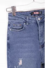 Paçası Mom Fit Kot Pantolon 884-06-(28-33) Paçası Mom Fit Kot Pantolon 884-06-(28-33)