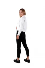 Short Denim Jacket 641-50-(S-L-5) White Short Denim Jacket 641-50-(S-L-5) White