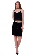 Kısa Kot Etek 105-07-(S-XL) Kısa Kot Etek 105-07-(S-XL)