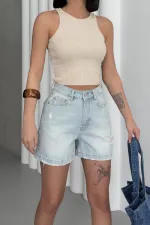 Denim Shorts 266-42-(S-XL-6) Denim Shorts 266-42-(S-XL-6)