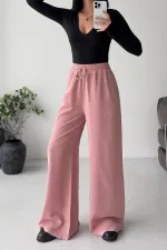Lastikli Palazzo Pantolon  HS708-95-(S-XL)