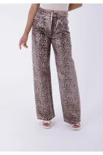 Leopar Palazzo Kot Pantolon  7028-80-(28-33)