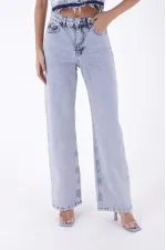 Bol Paça Relax Kot Pantolon  718-08-(S-L-6)