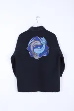 Embroidered Denim Jacket 6025-23-(S-XL) Embroidered Denim Jacket 6025-23-(S-XL)