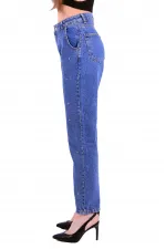 Yüksek Bellı Mom Kot Pantolon 800-27-(27-32) Yüksek Bellı Mom Kot Pantolon 800-27-(27-32)