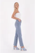Palazzo Relax Kot Pantolon 7018-15-(26-31)