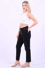 5 Düğmeli Mom Fit Kot Pantolon 745-03-(26-31)