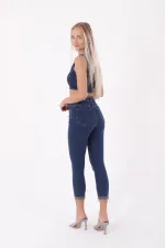 Paçaları Kemerli Pantolon  746-26-(27-32)