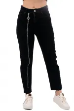 Boydan Fermuar Detaylı Pantolon 1719-23-(26-31) Boydan Fermuar Detaylı Pantolon 1719-23-(26-31)