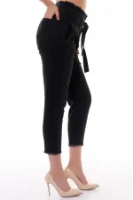 Beli Yüksek Bel Havuç Kemerli Kot Pantolon 736-23-(28-33) Beli Yüksek Bel Havuç Kemerli Kot Pantolon 736-23-(28-33)