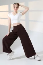 Arkası Lastikli Bol Paça Kot Pantolon  7120-78-(36-42-6)