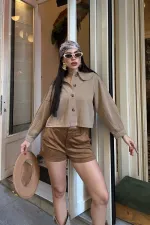 Bebe Yaka Gömlek 6095-70-(S-XL) Bebe Yaka Gömlek 6095-70-(S-XL)