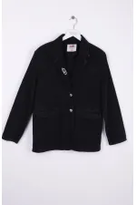 Double Breasted Buttoned Classic Blazer Jacket 6066-23-(S+L+4) Regular Anthracite Double Breasted Buttoned Classic Blazer Jacket 6066-23-(S+L+4) Regular Anthracite