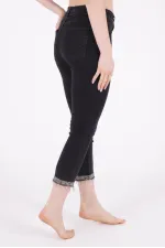 Paçaları Kemerli Pantolon 746-23-(27-32) Paçaları Kemerli Pantolon 746-23-(27-32)
