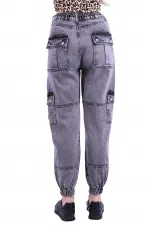 Parçalı Jogger Pantolon 924-33-(S-XL-6-2) Parçalı Jogger Pantolon 924-33-(S-XL-6-2)