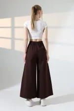 Arkası Lastikli Bol Paça Kot Pantolon  7120-78-(36-42-6)