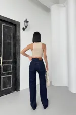 Yüksel Bel Straight Kot Pantolon 7033-17-(28-33)