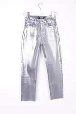 Dikişsiz Paça Mom Fit Kot Pantolon  764-48-(26-31)