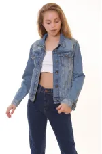 Kısa Kot Ceket 641-02-(S-XL-6) Kısa Kot Ceket 641-02-(S-XL-6)