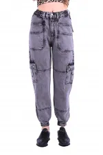 Parçalı Jogger Pantolon 924-33-(S-XL-6-2) Parçalı Jogger Pantolon 924-33-(S-XL-6-2)