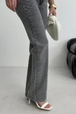 Dikişli Paça Relax Kot Pantolon 7026-40-(28-33)