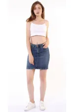Kısa Kot Etek  107-02-(S-XL-6)