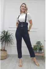 Beli Kemerli Salopet Tulum Kot Pantolon  327-23-(S-XL-6)