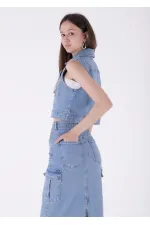 Kargo Cepli Kot Etek 1023-15-(S-XL-6) Kargo Cepli Kot Etek 1023-15-(S-XL-6)