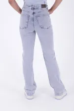 Jeans décontractés à ourlet cousu 7026-08-(26-31)